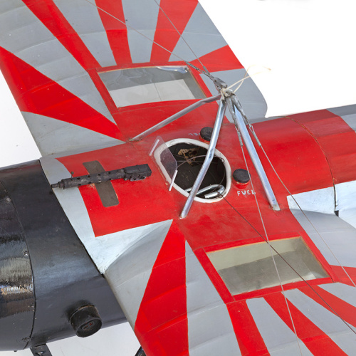 Bristol M1 Monoplane with Red Sunburst Retired Flying Model
