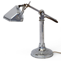 Art Deco Chrome Articulating Pirouette Desk Lamp