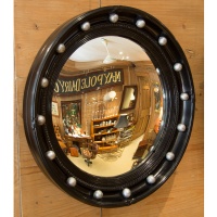 18.5" Black Border Convex Mirror 