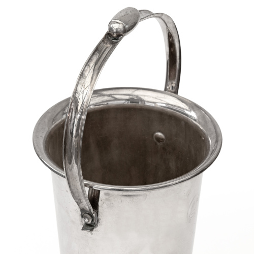 WMF Silver Plated Deco Floor Standing Champagne Cooler from SS Rotterdam