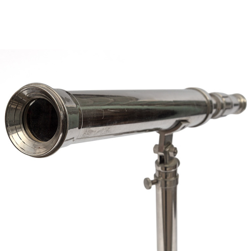 Adjustable Tabletop Nickel Plated Telescope (c.1920)
