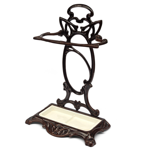 Art Nouveau Enamelled Cast Iron Stick or Umbrella Stand (c.1930)