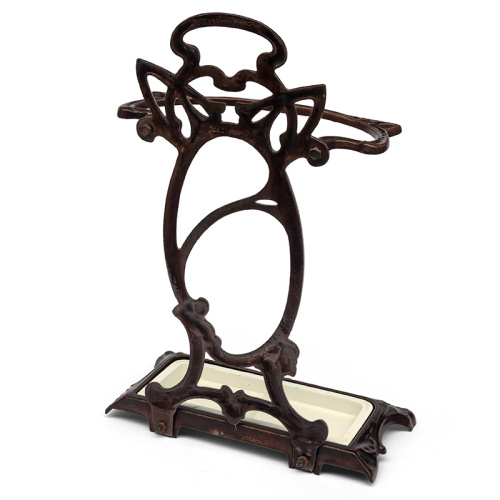 Art Nouveau Enamelled Cast Iron Stick or Umbrella Stand (c.1930)