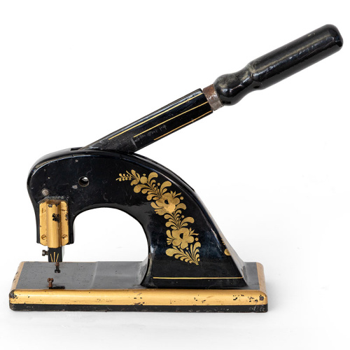 Heavy and Large Cast Iron Printers Stamp (c.1880)
