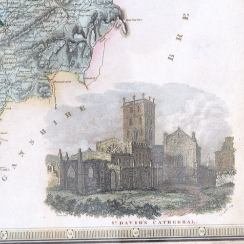 South West Circuit Map of the Principality of Wales (1833)