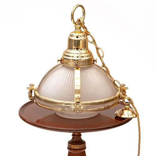 Super Quality Holophane Brass Caged Pendant Lamp