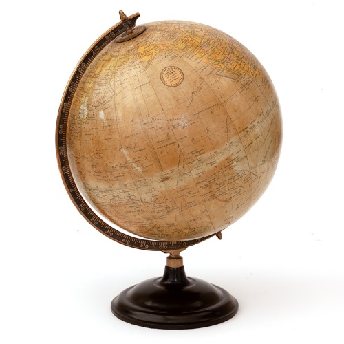 Chandy Charan & Co of Calcutta 12" Terrestrial Globe
