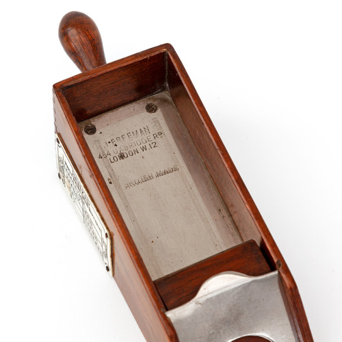 Superb Antique Miniature Mahogany Card Shoe