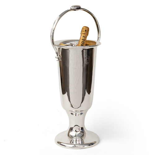 WMF Silver Plated Deco Floor Standing Champagne Cooler from SS Rotterdam