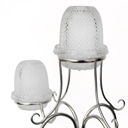 Five Branch Silver Plated Clarke's Cricklite Candelabra (c.1890)