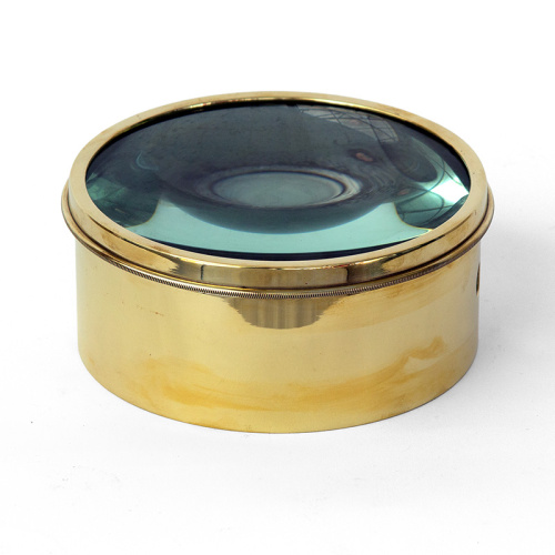 Large Heavy Magic Lantern Projector Lens Paperweight