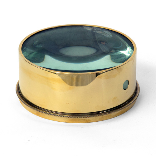 Large Heavy Magic Lantern Projector Lens Paperweight